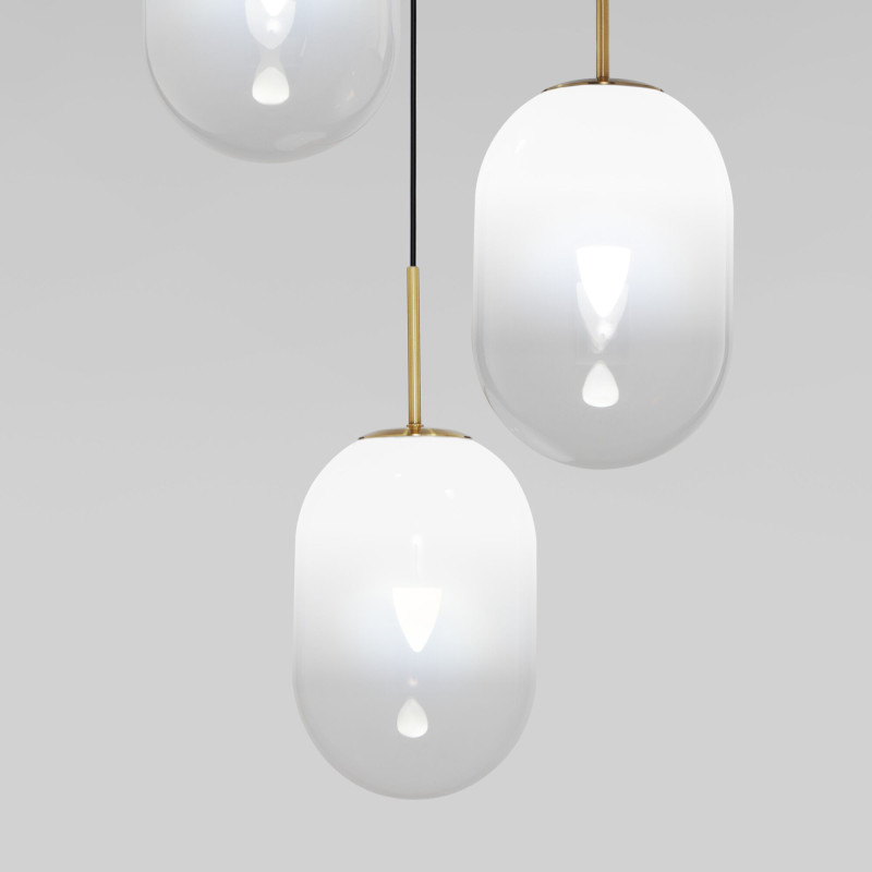 Каскадная люстра Eurosvet 60161/3 латунь в интернет магазине Гет Лайт