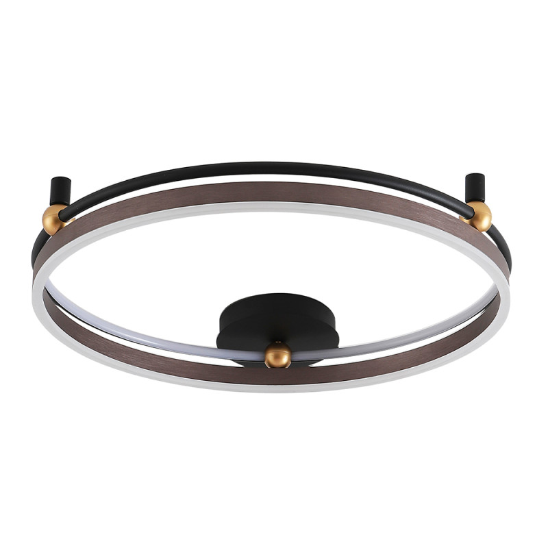 Купить с доставкой по Москве и России Накладной светильник Crystal Lux FERNANDO PL72W LED COFFEE/BLACK