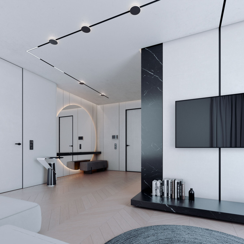 Светильник на шине Elektrostandard Slim Magnetic(черный 85172/01 в интернет магазине Гет Лайт