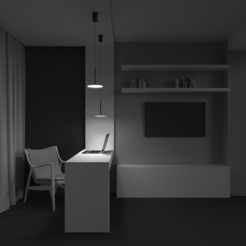 Подвесной светильник Maytoni Technical P076PL-L12W4K-B в интернет магазине Гет Лайт