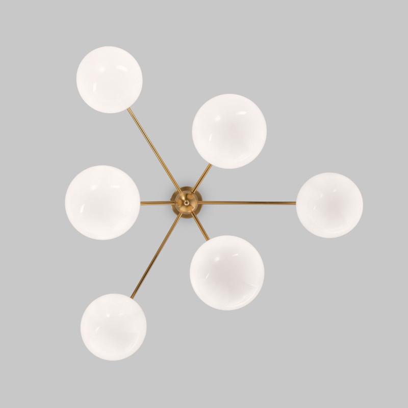 Купить Люстра на штанге Eurosvet 60147/6 латунь