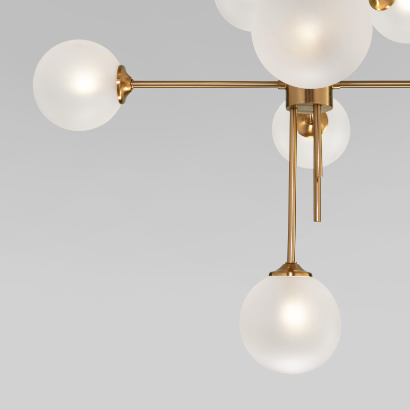 Люстра на штанге Eurosvet 50383 латунь Купить с доставкой по Москве и России Люстра на штанге Eurosvet 50383 латунь