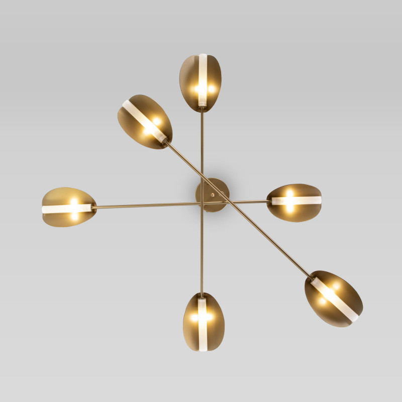 Цена на Накладная люстра Eurosvet 70148/6 золото