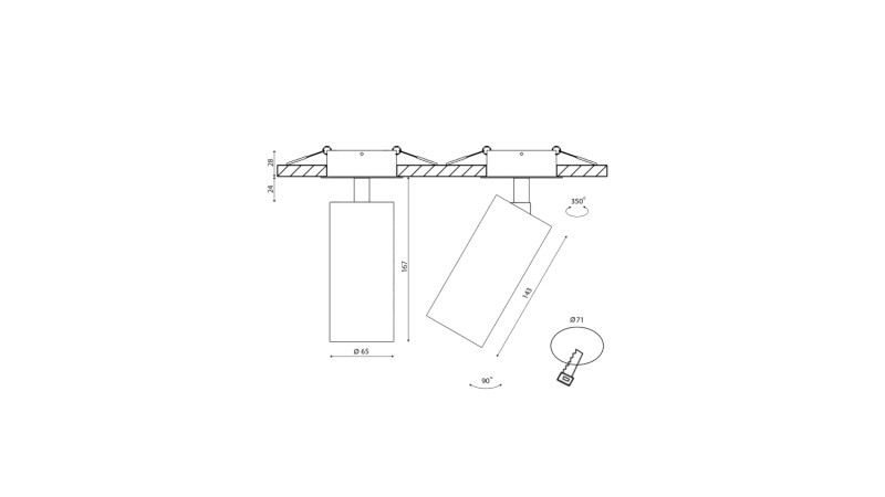 База встраиваемая SWG pro VL-M4-BL Купить База встраиваемая SWG pro VL-M4-BL