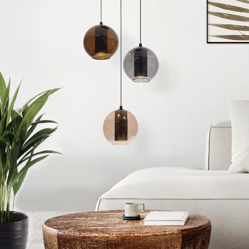 Цена на Каскадная люстра Eurosvet 50258/3 LED дымчатый/ бежевый/ шоколад