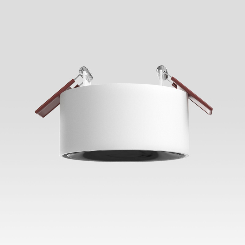 Цена на Встраиваемый светильник Elektrostandard 25095/LED 10W 4000K белый/черный