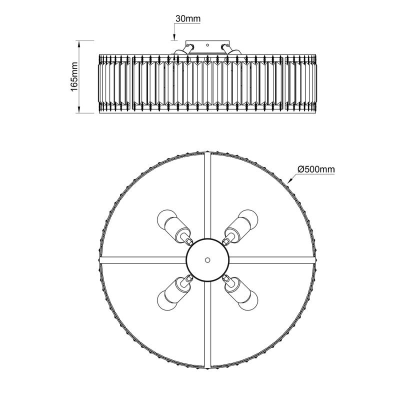 Накладная люстра Escada 2116/4 Купить с доставкой по Москве и России Накладная люстра Escada 2116/4