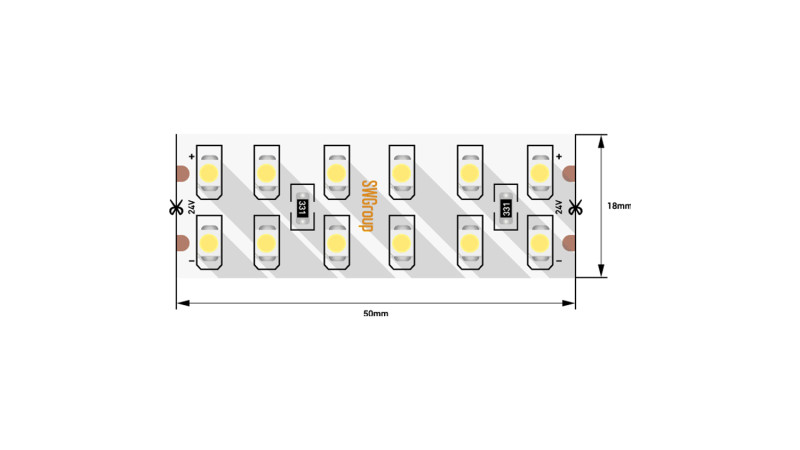 Цена на Лента SWG SWG2240-24-19.2-WW-M