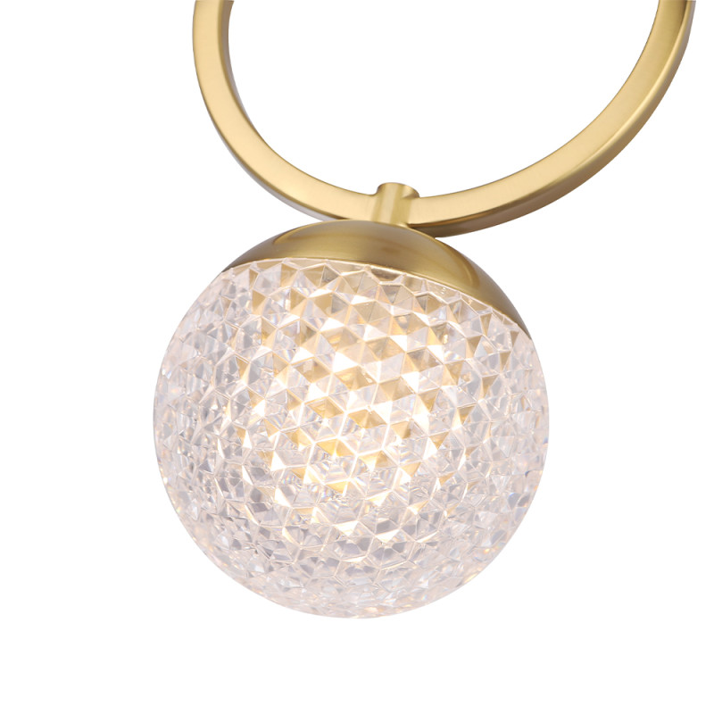 Купить Подвесной светильник Crystal Lux CAROLINA SP1 V1 BRASS