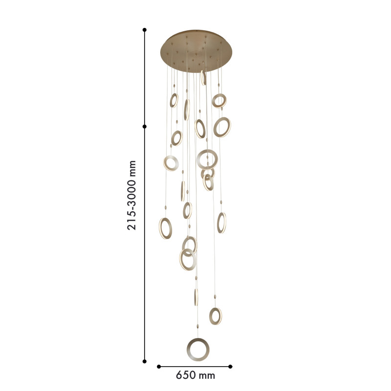 Каскадная люстра Favourite 4322-20P Цена на Каскадная люстра Favourite 4322-20P