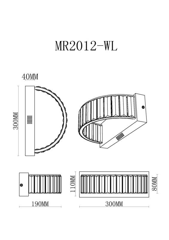 Бра MyFar MR2012-WL Бра MyFar MR2012-WL в интернет магазине Гет Лайт