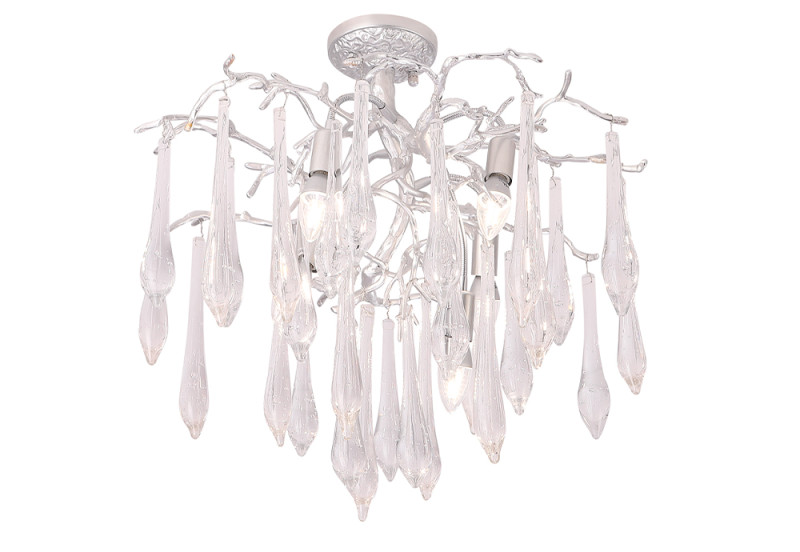 Накладная люстра Crystal Lux REINA PL5 D600 SILVER PATINA Накладная люстра Crystal Lux REINA PL5 D600 SILVER PATINA