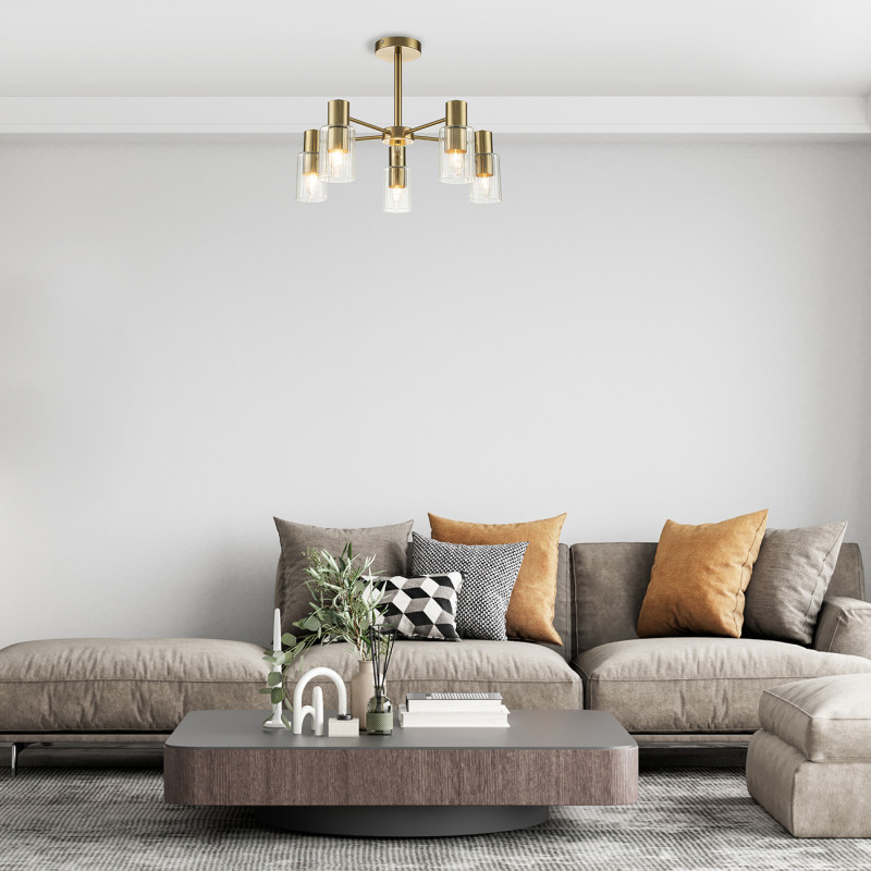 Люстра на штанге Escada 2120/5P Gold в интернет магазине Гет Лайт