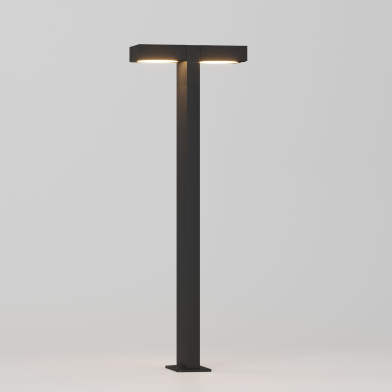 Купить Садово-парковый светильник Elektrostandard Twin черный (35170/F)