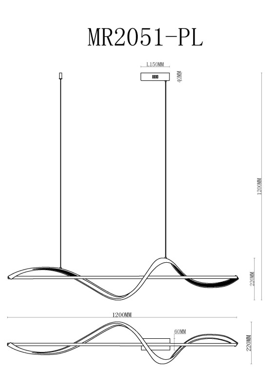 Купить с доставкой по Москве и России Подвесной светильник MyFar MR2051-PL