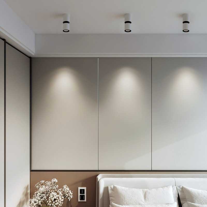 Купить Накладной светильник Elektrostandard 25048/LED 12W 4000К белый/чёрный