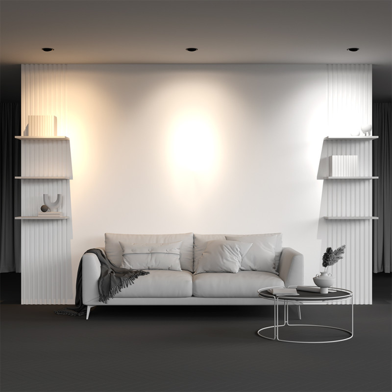 Купить с доставкой по Москве и России Встраиваемый светильник Maytoni Technical DL060-9W3-4-6K-B