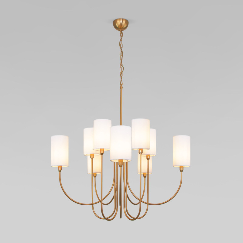 Фото Подвесная люстра Eurosvet 60164/10 латунь