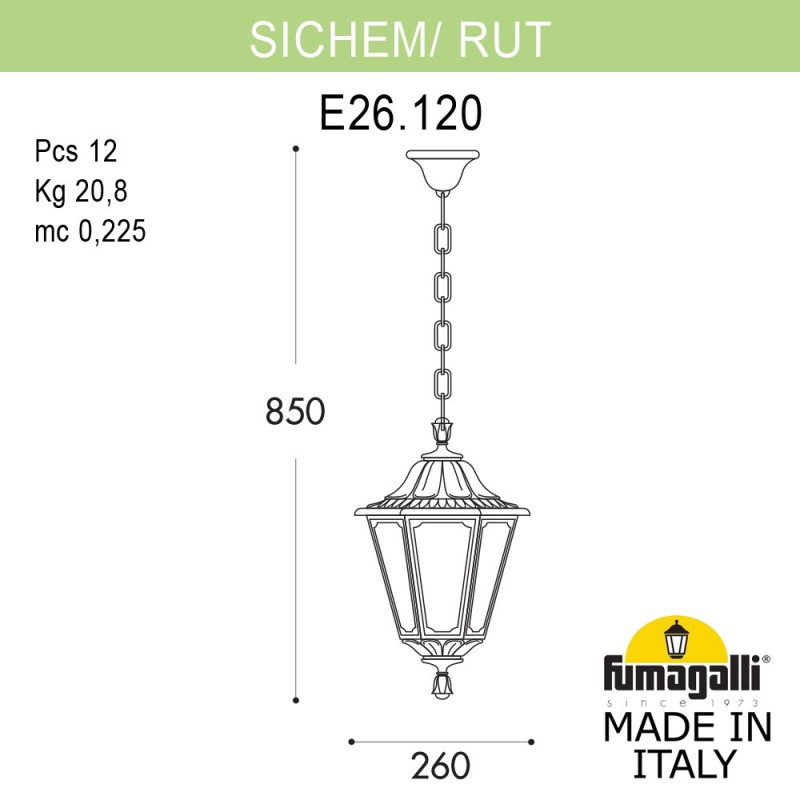 Fumagalli E26.120.000.VXF1R Fumagalli E26.120.000.VXF1R