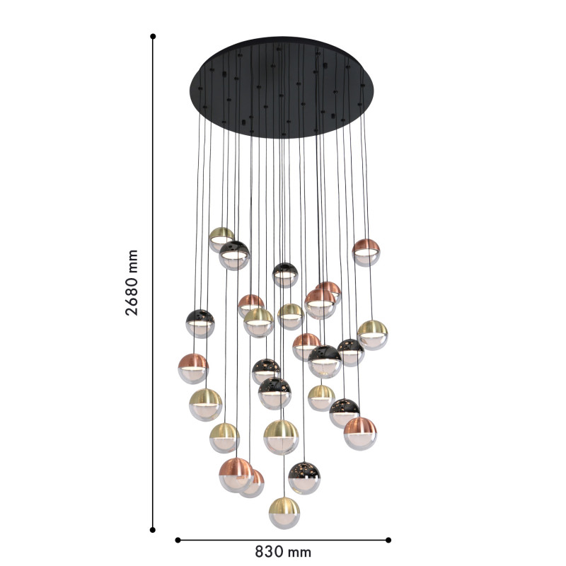 Каскадная люстра Favourite 4371-27P Купить Каскадная люстра Favourite 4371-27P