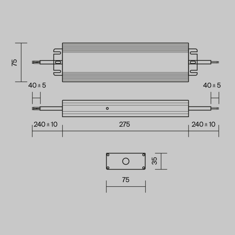 Драйвер Maytoni Technical PSL008-250W-48V-IP67 Купить с доставкой по Москве и России Драйвер Maytoni Technical PSL008-250W-48V-IP67