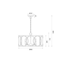 Купить с доставкой по Москве и России Подвесная люстра Vele Luce VL4224P05