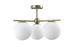 Фото Люстра на штанге Crystal Lux FELIZ SP-PL3 BRONZE/WHITE