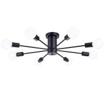 Фото Люстра на штанге Natali Kovaltseva LOFT 75140/8C BLACK