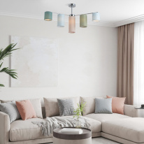 Купить Люстра на штанге Eurosvet 60151/7 хром