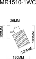 Купить Спот MyFar MR1510-1WC