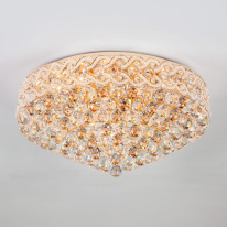 Фото Накладная люстра Eurosvet 3296/16 золото/прозрачный хрусталь Strotskis