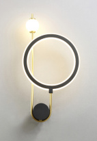 Бра Crystal Lux CORIDA AP25W LED BLACK/GOLD Купить с доставкой по Москве и России Бра Crystal Lux CORIDA AP25W LED BLACK/GOLD