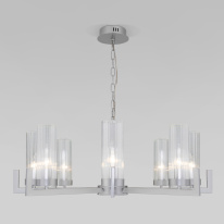 Купить Подвесная люстра Eurosvet 60133/8 серебро