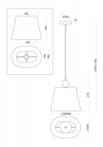 Купить Подвесной светильник Freya FR2028PL-01N