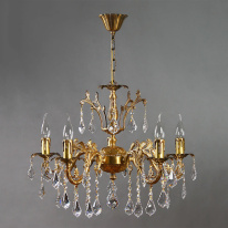 Фото Подвесная люстра AMBIENTE by BRIZZI 2118/5 AB Tear drop