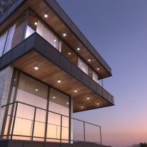 Цена на Накладной уличный светильник Elektrostandard Light LED 2105 (35132/H) черный