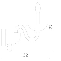 Бра Divinare 1156/02 AP-1 в интернет магазине Гет Лайт
