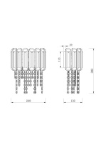 Купить с доставкой по Москве и России Бра Maytoni MOD097WL-02CH