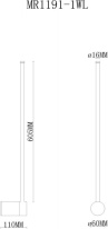Купить Бра MyFar MR1191-1WL