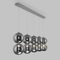 Купить Подвесная люстра Eurosvet 50092/5 хром/дымчатый