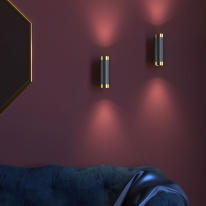 Купить Бра Elektrostandard Poli MRL 1016 черный/золото