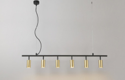 Купить Подвесная люстра Crystal Lux CLT 015C6 L1200 BL-GO