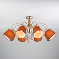 Фото Люстра на штанге Eurosvet 60074/8 античная бронза