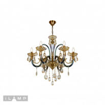 Подвесная люстра iLamp 61081-6 BR в интернет магазине Гет Лайт