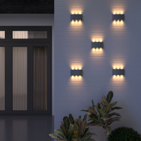 Купить Светильник настенный Elektrostandard 1551 TECHNO LED TWINKY TRIO серый