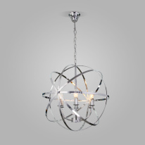 Фото Подвесная люстра Eurosvet 60139/6 хром