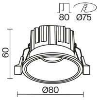Встраиваемый светильник Maytoni Technical DL058-12W3K-B Встраиваемый светильник Maytoni Technical DL058-12W3K-B в интернет магазине Гет Лайт
