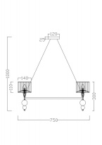 Подвесная люстра Freya FR5093PL-08CH Цена на Подвесная люстра Freya FR5093PL-08CH