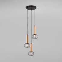 Купить Подвесной светильник Eurosvet 50178/3 черный/бронза