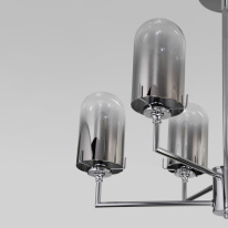 Купить Люстра на штанге Eurosvet 60156/8 хром